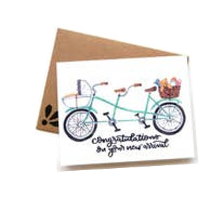 Congratulations Baby Bike Card