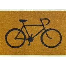 Garden Bicycle Coir Door Mat