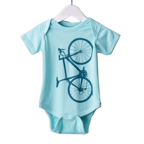 Bicycle Print Infant Onesie
