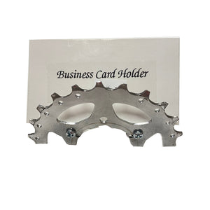 Business Card Holder made from Recycled Bicycle Cog