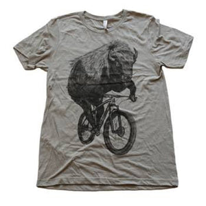 Buffalo on a Bicycle T-Shirt, Men's/Unisex