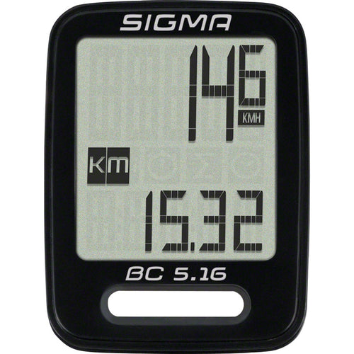 Sigma BC 5.16 Waterproof Wired Cycling Computer