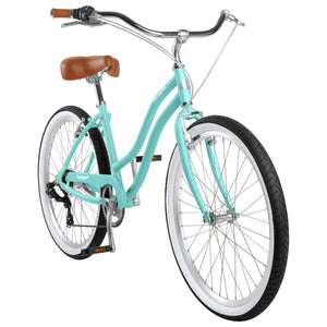 Retrospec Chatham Plus Beach Cruiser Step-Through Bike 7-Speed