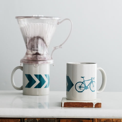 Chevron Bike Coffee Mug