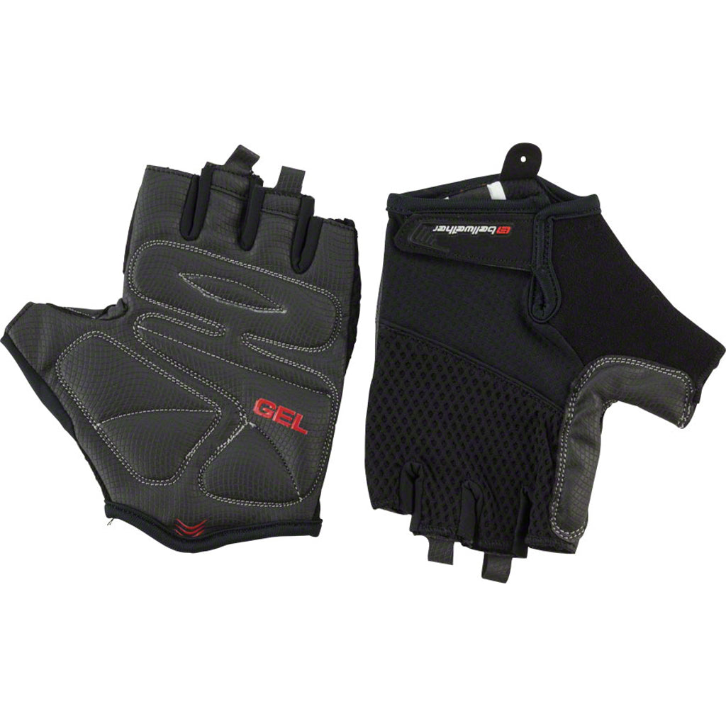 Bellwether Gel Supreme Black Short Finger Biking Gloves