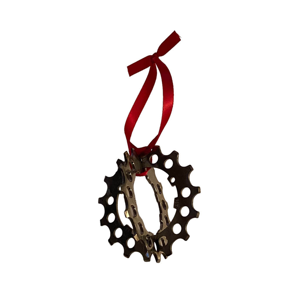 Recycled Bicycle Gear Ornaments [FINAL SALE]