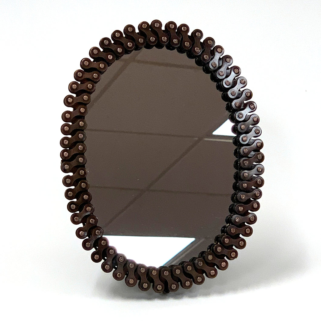 Oval Bicycle Chain Mirror