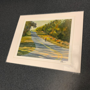 Afternoon Ride - Matted Print of Original Work by Angelo Cane