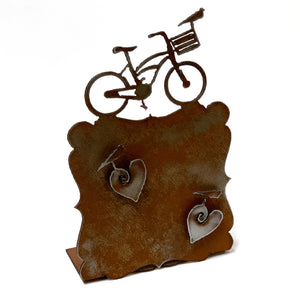 Rustic Bike Magnet Picture Frame