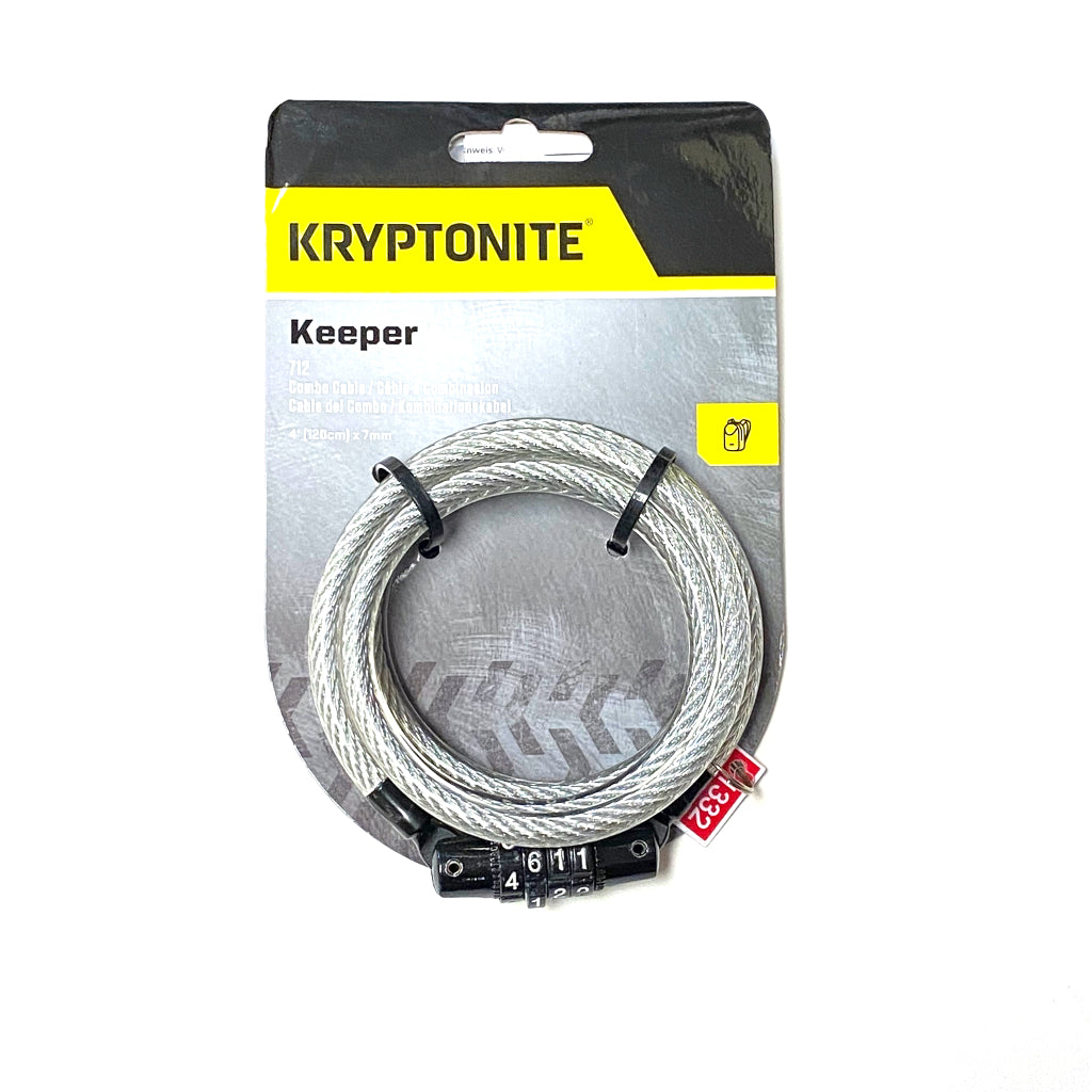 Kryptonite Keeper 712 Combo Cable Deterrent Lock