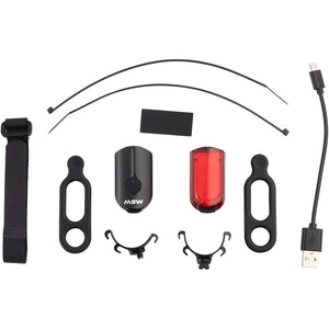 MSW Pico Front and Tigermoth Rear USB Rechargable Light Set