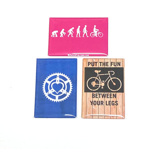 Biking Fun Magnets (3 Pack)