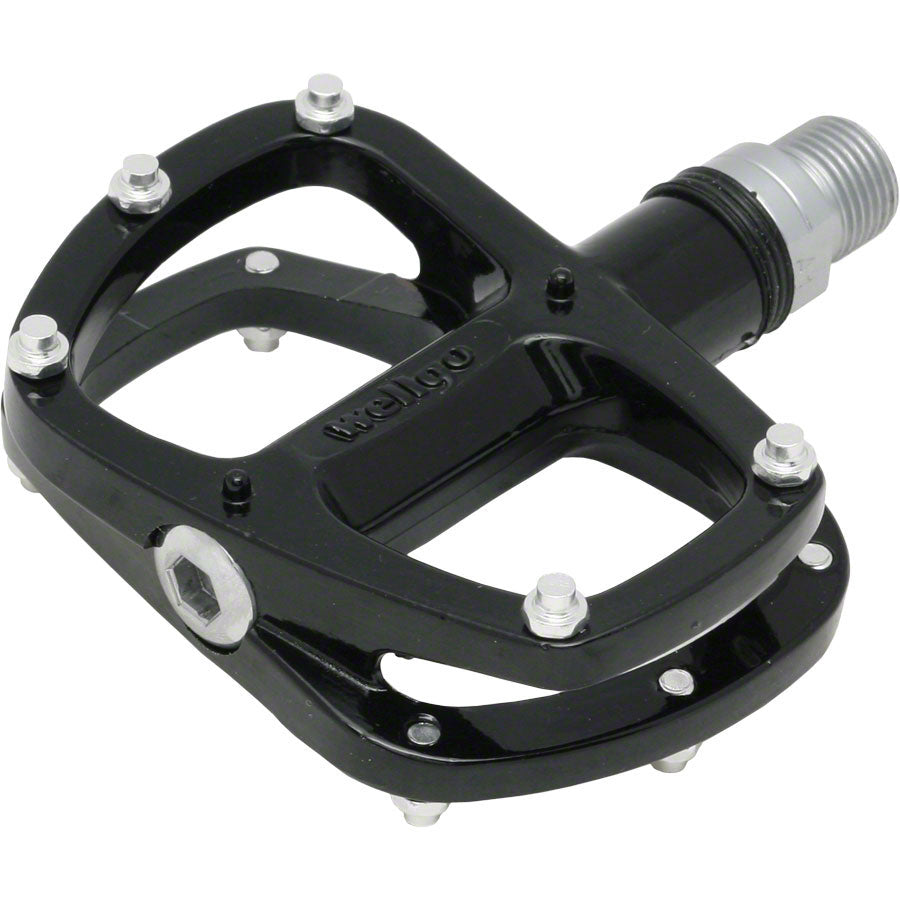 Wellgo R146 Pedals Powder - Platform, Aluminum, 9/16