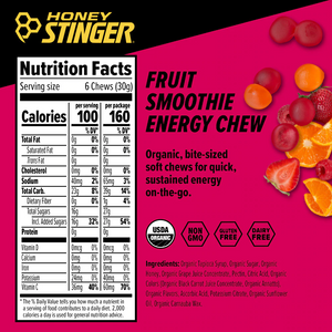 Honey Stinger Fruit Smoothie Energy Chews