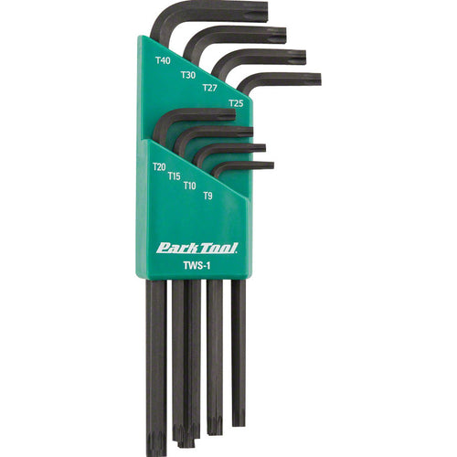 Park Tool TWS-1 L-Shaped Torx Compatible Wrench Set with Holder