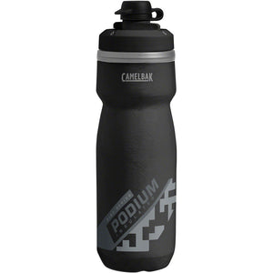 Camelbak Podium Chill Dirt Series Insulated Water Bottle, Black, 21oz