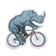 Animal on a Bicycle Vinyl Decal