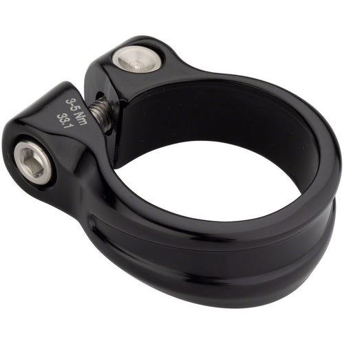 All-City Shot Collar Seatpost Clamp - 30.0mm, Black