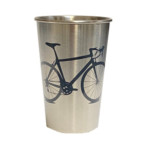 Road Bike Stainless Steel Pint Tumbler