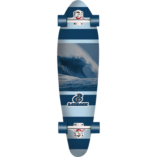 Layback Storm Chaser Kicktail Complete Longboard 9.75 x 38
