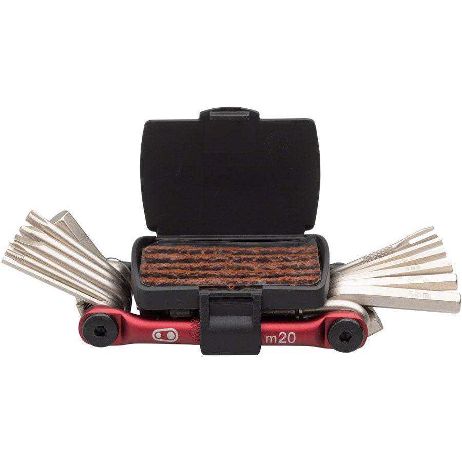 Crank Brothers Nero/Rosso Multi-20: Strumento Multi-funzione Per Bici Unisex - Taglia Unica - Foto 5