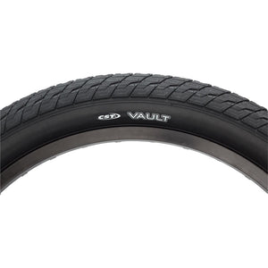 CST Vault BMX Tire - 20 x 2.4, Clincher, Wire, Black