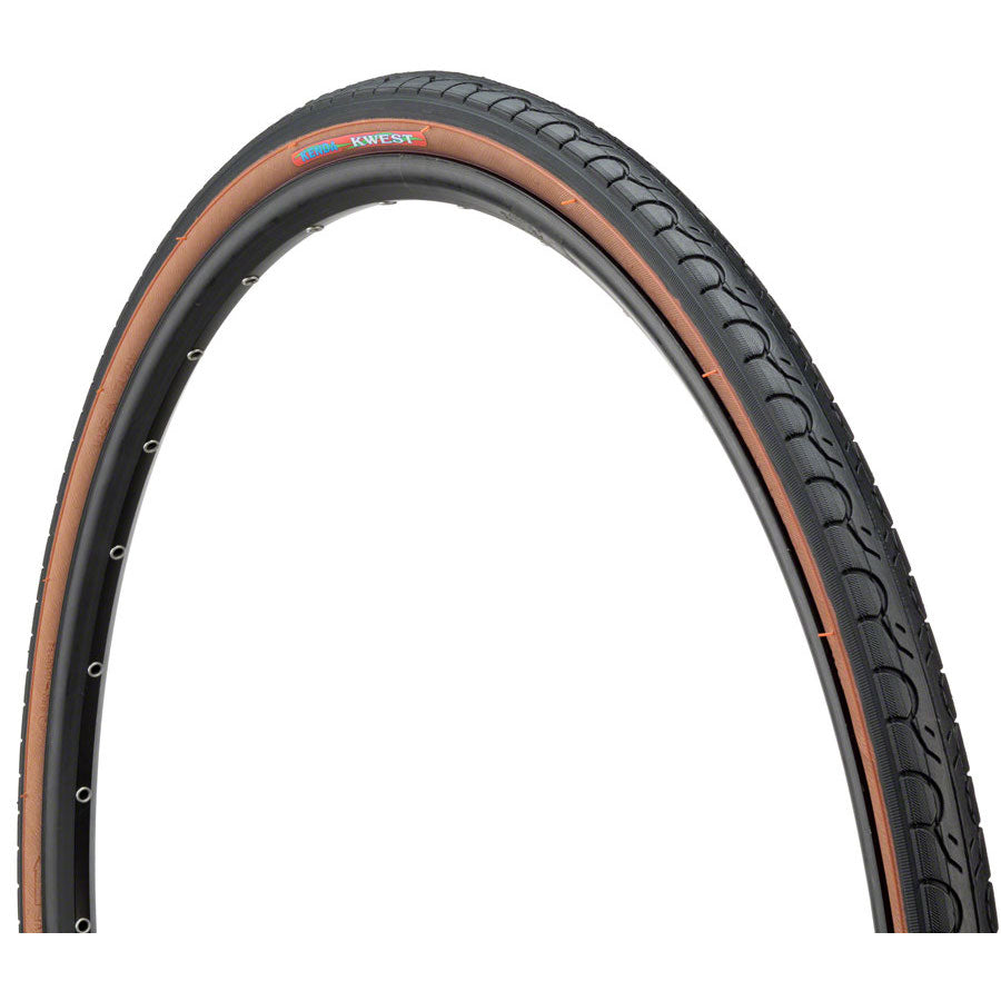 Kenda Kwest Tire - 700 x 35, Clincher, Wire, Black/Mocha