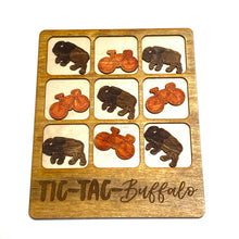 Tic Tac Buffalo Wooden Game