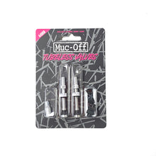 Muc-Off Tubeless Valve Kit - Silver, Fits Road and Mountain, 44 mm
