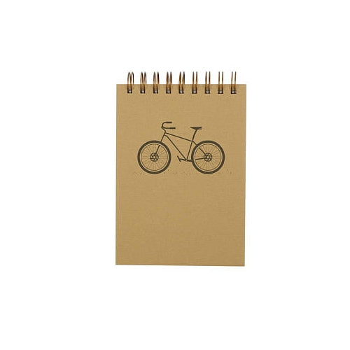 Spiral Notebook, Bike with Grid Paper