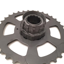 Recycled Bicycle Hub Mounted to Gear Candle Holder