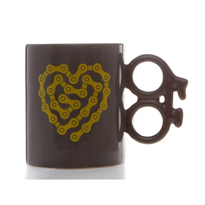 Bike Mug - Heart Chain (14oz)