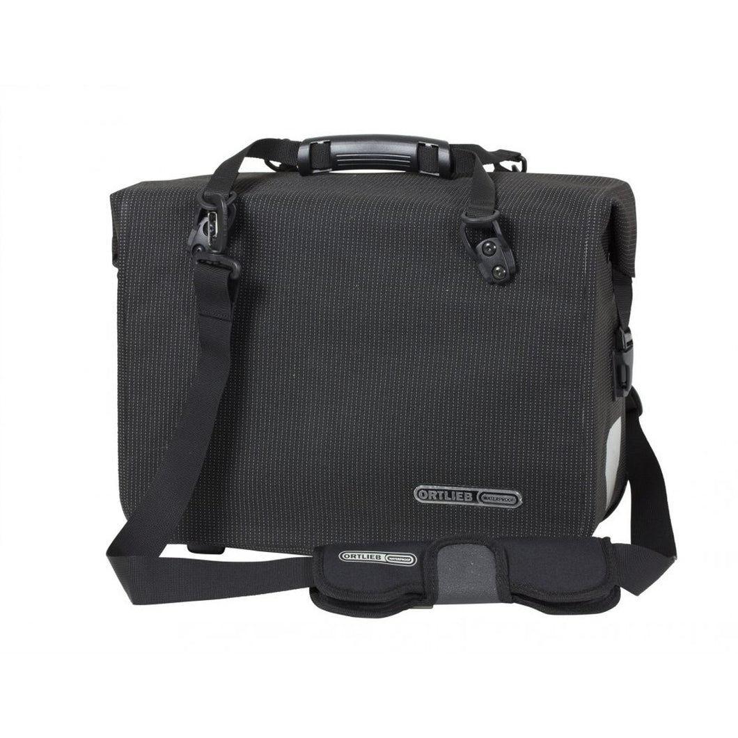 Ortlieb Waterproof Office-Bag High Visibility Black Pannier 21 liters! (single bag)