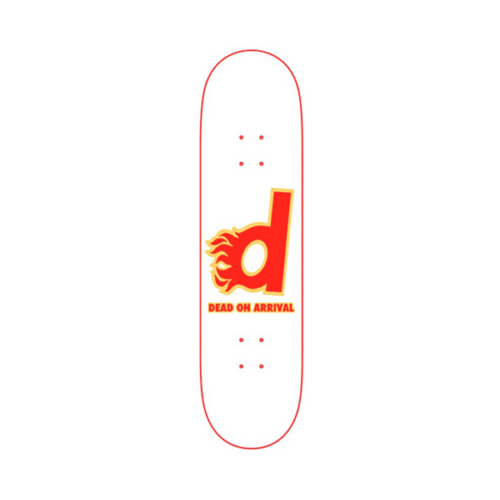 DOA Team Flames Skateboard Deck 8.125